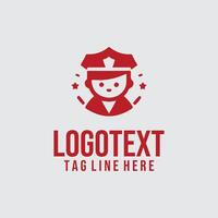 Mini Line Linear Child Logo vector