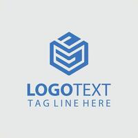 Cube Glow Logo vector