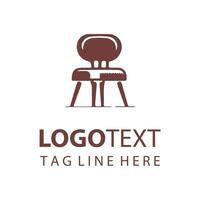 Chair logo design vector