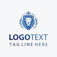 The Roar elegant lion logo vector