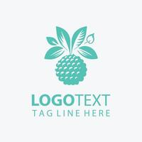 Pineapple Fields fruit tree logo vector