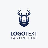 sheep animal head logo vector