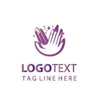 Lush Nails polish logo vector