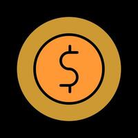 Coin Icon Design vector