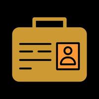 Office Card Icon Design vector