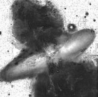 Galaxy with constellations cosmic background, universe with stars and space clouds 3D illustration, pencil drawn sketch photo