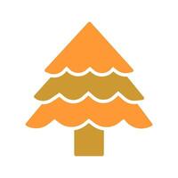 Christmas Tree Icon Design vector