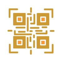 QR Code Reader Icon Design vector