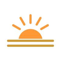 Sunrise Icon Design vector