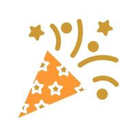 Confetti Icon Design vector