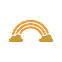 Rainbow Icon Design vector