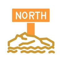 Northpole Icon Design vector