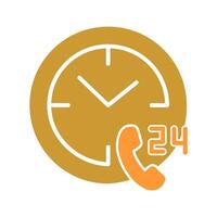 Phone Assistance Icon Design vector