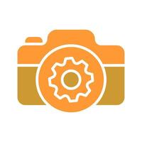 Camera Settings Icon Design vector