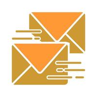 Sent Mail Icon Design vector