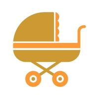 Stroller Time Icon Design vector