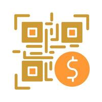 QR Code Payment Icon Design vector