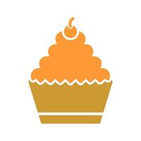 Cupcake Icon Design vector