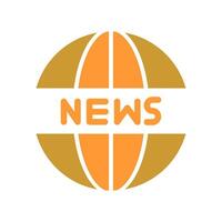 News Website Icon Design vector