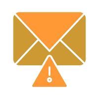 Message Alert Icon Design vector