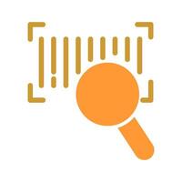 Barcode Database Icon Design vector