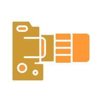 DSLR Essentials Icon Design vector