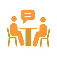 News Interview Icon Design vector