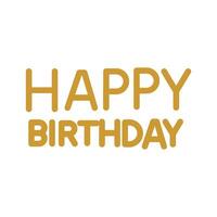 Happy Birthday Sign Icon Design vector