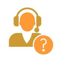 Help Request Icon Design vector