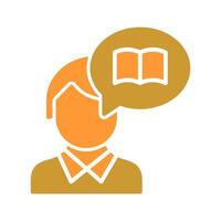 Storytelling Icon Design vector