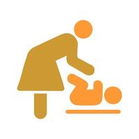 Changing Table Icon Design vector