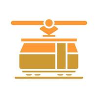 Tram Car Icon Design vector