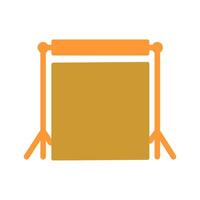 Photography Backdrops Icon Design vector