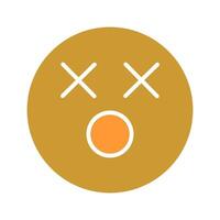 Dizzy Face Icon Design vector