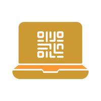 QR Code Scanner App Icon Design vector