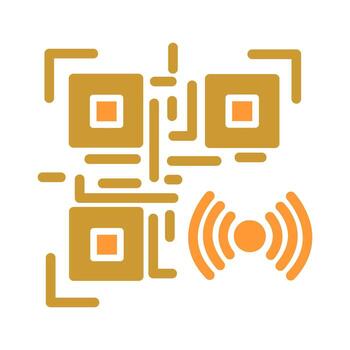37 - QR Code Wi-Fi.eps vector