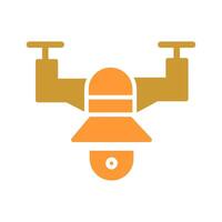 Drone Photography Icon Design vector