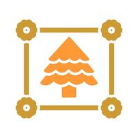 Christmas Card Icon Design vector