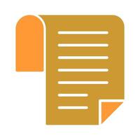 Document Icon Design vector