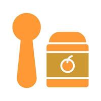 Feeding Spoons Icon Design vector