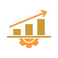Performance Metrics Icon Design vector