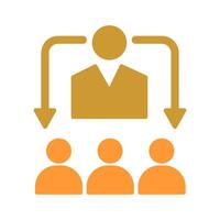 HR Technology Icon Design vector