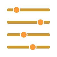 Filtering Icon Design vector