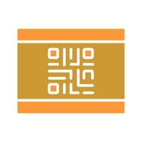 QR Code Business Card Icon Design vector