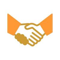 Handshake Icon Design vector