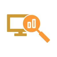 Data Research Icon Design vector