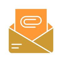 Attachment Clip Icon Design vector
