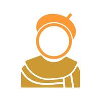 Caricature Artist Icon Design vector