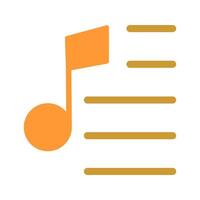 Party Playlist Icon Design vector