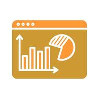 Data Visualization Icon Design vector